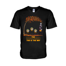 Load image into Gallery viewer, Personalized Halloween T-shirt & Hoodie The DADALORIAN Gift for Kids