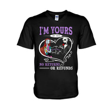 Load image into Gallery viewer, Personalized I'm Yours No Returns Nightmare T-Shirt & Hoodie Gift