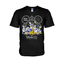Load image into Gallery viewer, Personalized Disney 100 Years T-shirt & Hoodie with Custom Name for Birthday & Christmas