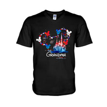 Load image into Gallery viewer, Personalized Best Grandma Ever T-shirt & Hoodie for Independence Day Gift