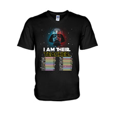 Load image into Gallery viewer, Personalized Teacher T-Shirt Custom Names Star Wars Gift