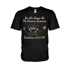 Load image into Gallery viewer, Personalized Couple Mouse T-shirt & Hoodie Gift for Valentine’s Day