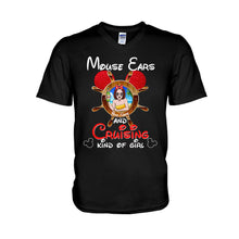 Load image into Gallery viewer, Personalized Mouse Ears Cruising T-shirt & Hoodie Gift for Her