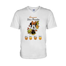 Load image into Gallery viewer, Personalized Grandma T-Shirt & Hoodie with Little Pumpkins Design