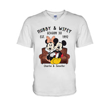 Load image into Gallery viewer, Personalized Couple Mouse T-shirt & Hoodie Gift for Anniversaries