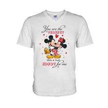 Load image into Gallery viewer, Personalized Mickey Mouse Couple T-shirt & Hoodie Gift