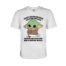 Load image into Gallery viewer, Personalized Sage and Hood T-shirt for Birthdays, Christmas