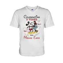 Load image into Gallery viewer, Personalized Couple Mouse T-shirt and Hoodie for Anniversary Gift
