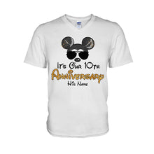 Load image into Gallery viewer, Personalized Anniversary T-shirt & Hoodie with Custom Names