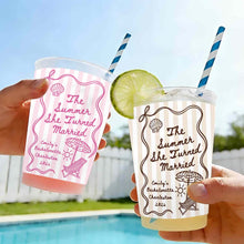 Load image into Gallery viewer, Personalized Frosted Cups Custom Beach Chair Design Bridal Party Gift