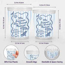 Load image into Gallery viewer, Personalized Frosted Cups Custom Beach Chair Design Bridal Party Gift