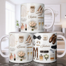 Load image into Gallery viewer, Personalized Bridal Coffee Mug Custom Name Gift for Bride