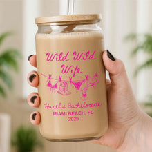 Load image into Gallery viewer, Personalized Clear Glass Can Best Wife Gift for Bachelorette Party