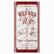 Load image into Gallery viewer, Personalized Microfiber Beach Towel Custom Name Bachelorette Gift