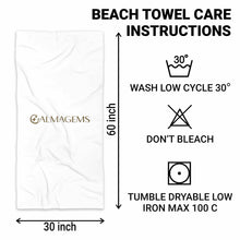 Load image into Gallery viewer, Personalized Microfiber Beach Towel Custom Name Bachelorette Gift