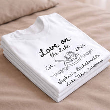 Load image into Gallery viewer, Personalized Unisex T-shirt & Hoodie Love on the Lake Gift for Bachelorette