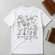 Load image into Gallery viewer, Personalized Custom Bachelorette T-Shirt Gift for Bride