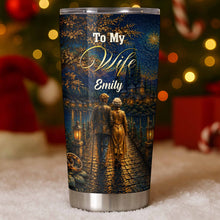 Load image into Gallery viewer, Personalized Custom Stainless Steel Tumbler 20oz for Wife Gift