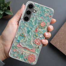 Load image into Gallery viewer, Personalized Clear Phone Case for Yoga Lovers Custom Name Gift