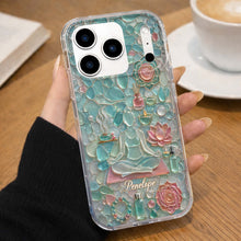 Load image into Gallery viewer, Personalized Clear Phone Case for Yoga Lovers Custom Name Gift