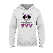 Load image into Gallery viewer, Personalized Disney Grandma T-shirt and Hoodie Gift for Mom