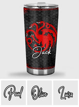 Load image into Gallery viewer, Personalized Game of Thrones Tumbler Custom Name Gift