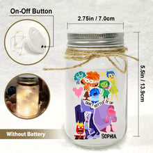 Load image into Gallery viewer, Personalized Mason Jar Light Custom Name Unique Gift for Birthday