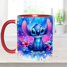 Load image into Gallery viewer, Personalized Ohana Accent Mug Custom Name Gift for Family