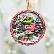 Load image into Gallery viewer, Personalized Grinch Christmas Ornament Custom Name Gift