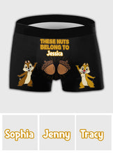 Load image into Gallery viewer, Personalized Men's Boxer Briefs Custom Name Gift for Him