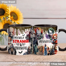 Load image into Gallery viewer, Personalized Horror-Themed Accent Mug Custom Name Gift