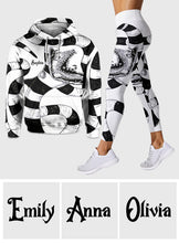 Load image into Gallery viewer, Personalized Beetlejuice Hoodie and Leggings Set for Halloween