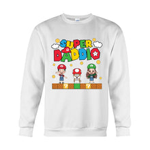 Load image into Gallery viewer, Personalized Super Daddio T-shirt & Hoodie Gift for Dad