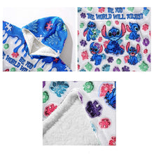 Load image into Gallery viewer, Personalized Autism Awareness Blanket Hoodie Custom Name Gift