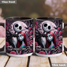Load image into Gallery viewer, Personalized Nightmare Accent Mug Custom Names Gift for Couples