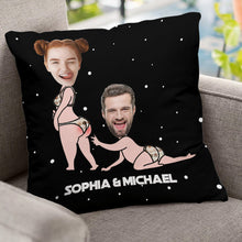Load image into Gallery viewer, Personalized Funny Throw Pillow Custom Couple Gift for Him/Her