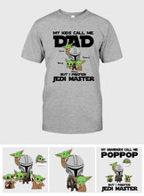 Load image into Gallery viewer, Personalized Jedi Master T-shirt & Hoodie Gift for Dad