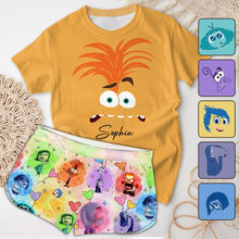 Load image into Gallery viewer, Personalized Inside Out All Over Shirt & Shorts Set for Kids