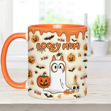 Load image into Gallery viewer, Personalized Booey Mum Accent Mug Custom Name Gift for Mom