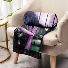 Load image into Gallery viewer, Personalized Cool Guys Blanket Soft Flannel Custom Name Gift for Halloween