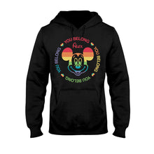 Load image into Gallery viewer, Personalized LGBT Pride T-shirt & Hoodie with Custom Name