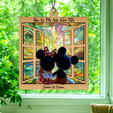 Load image into Gallery viewer, Personalized You & Me We Got This Suncatcher Gift for Couples