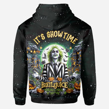 Load image into Gallery viewer, Personalized Beetlejuice All Over Shirt Custom Name Halloween Gift