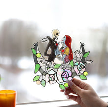 Load image into Gallery viewer, Personalized Nightmare Suncatcher Ornament with Roses for Home Decor