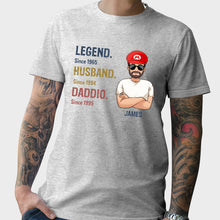 Load image into Gallery viewer, Personalized Super Plumber T-Shirt & Hoodie for Dad | Custom Name Gift