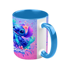 Load image into Gallery viewer, Personalized Ohana Accent Mug Custom Name Gift for Mom