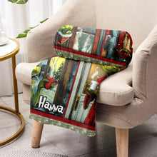 Load image into Gallery viewer, Personalized Waiting for Christmas Blanket Grinch Design Gift for Family