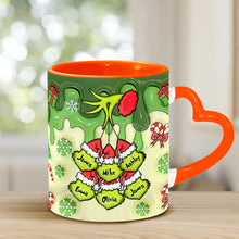 Load image into Gallery viewer, Personalized Heart Handle Mug Custom Name Gift for Mom