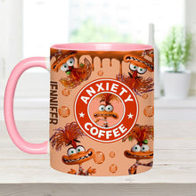 Load image into Gallery viewer, Personalized Accent Mug Custom Name Anxiety Coffee Gift