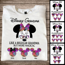 Load image into Gallery viewer, Personalized Disney Grandma T-shirt and Hoodie Gift for Mom